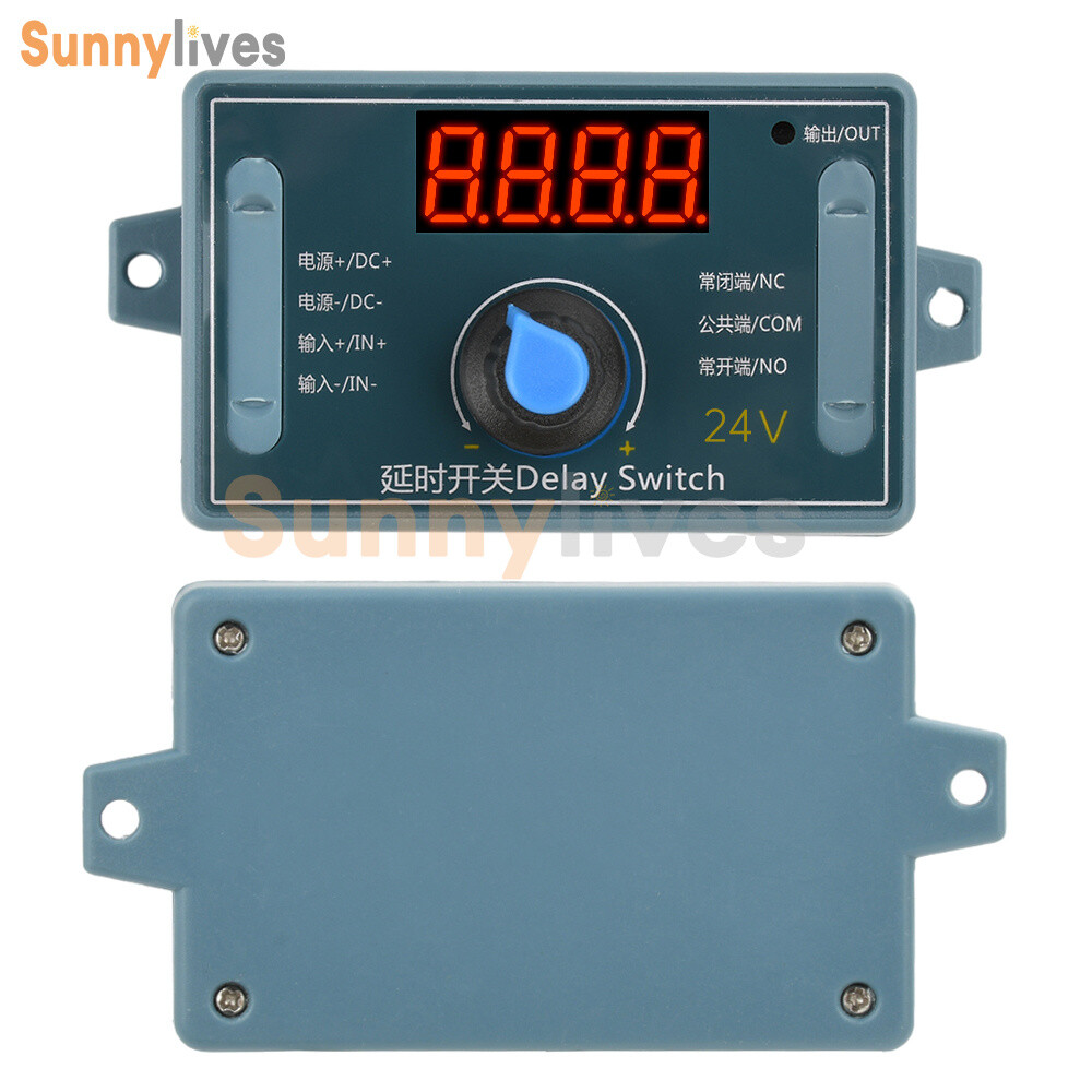 DC5V 12V 24V Adjustable Time Delay Relay Module LED Digital Timer Control Switch