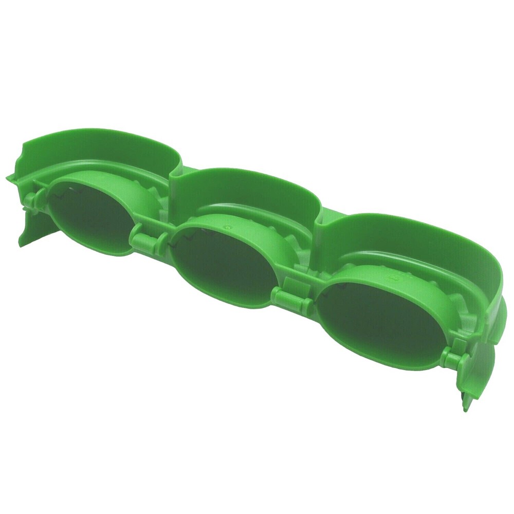 Tupperware 1-2-3 Turnover Empanada Snack 9" Mold Green