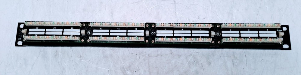 ICC CAT5 TIA568B Patch Panel 24-port