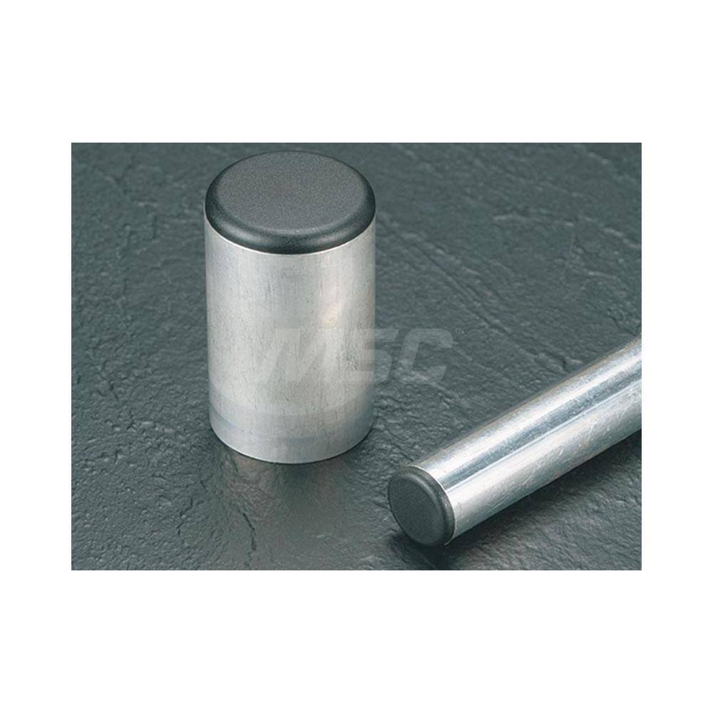 Caplugs Round Head Plug 1-1/4" OD, Polyethylene, Black