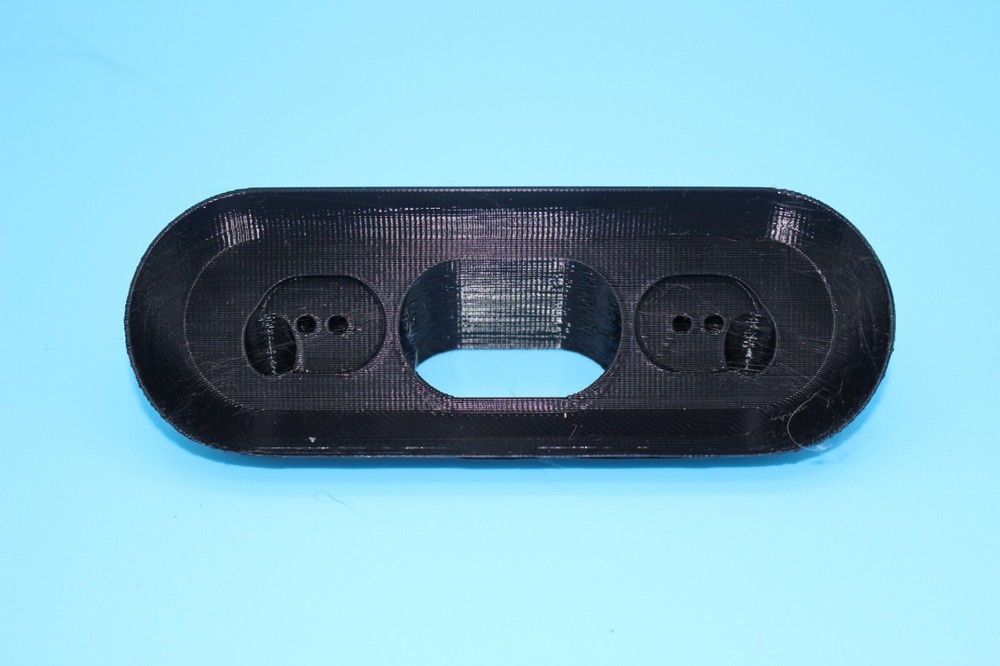Black 45° Angle Mount Bracket for Nest Hello Video Doorbell