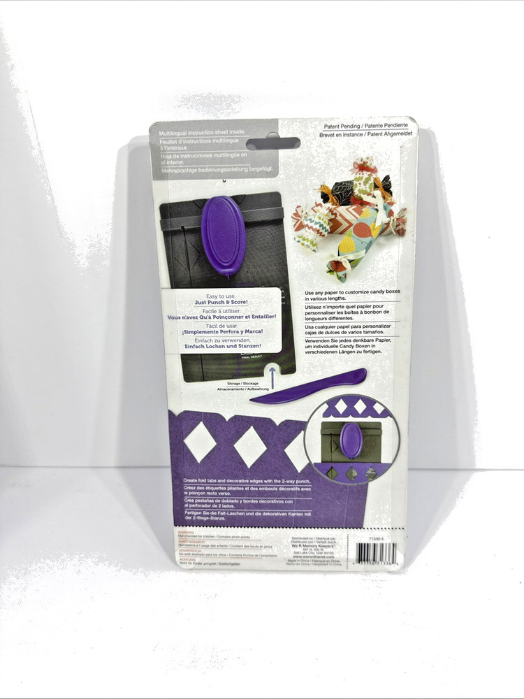 Candy Box Punch Board - WeR Memory Keepers