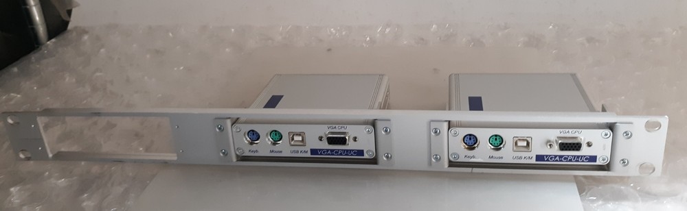 Pair of Guntermann & Drunck VGA-CPU-UC 2.0 Basic KVM Interface Module NO AC