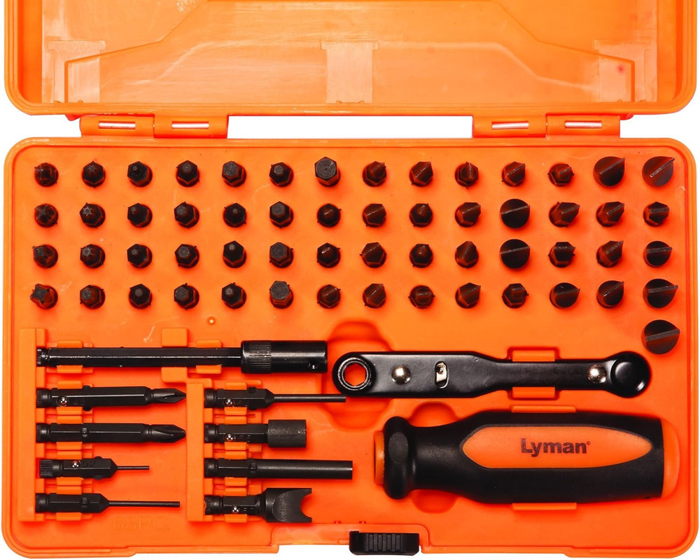 Lyman Master Gunsmith Multi Tool Kit Includes Hex Torx Flathead Phillips and Spe