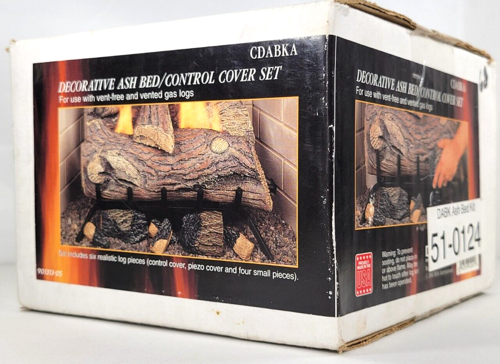 DESA Heating Products Decorative Ash Bed Control Cover Set #CDABKA