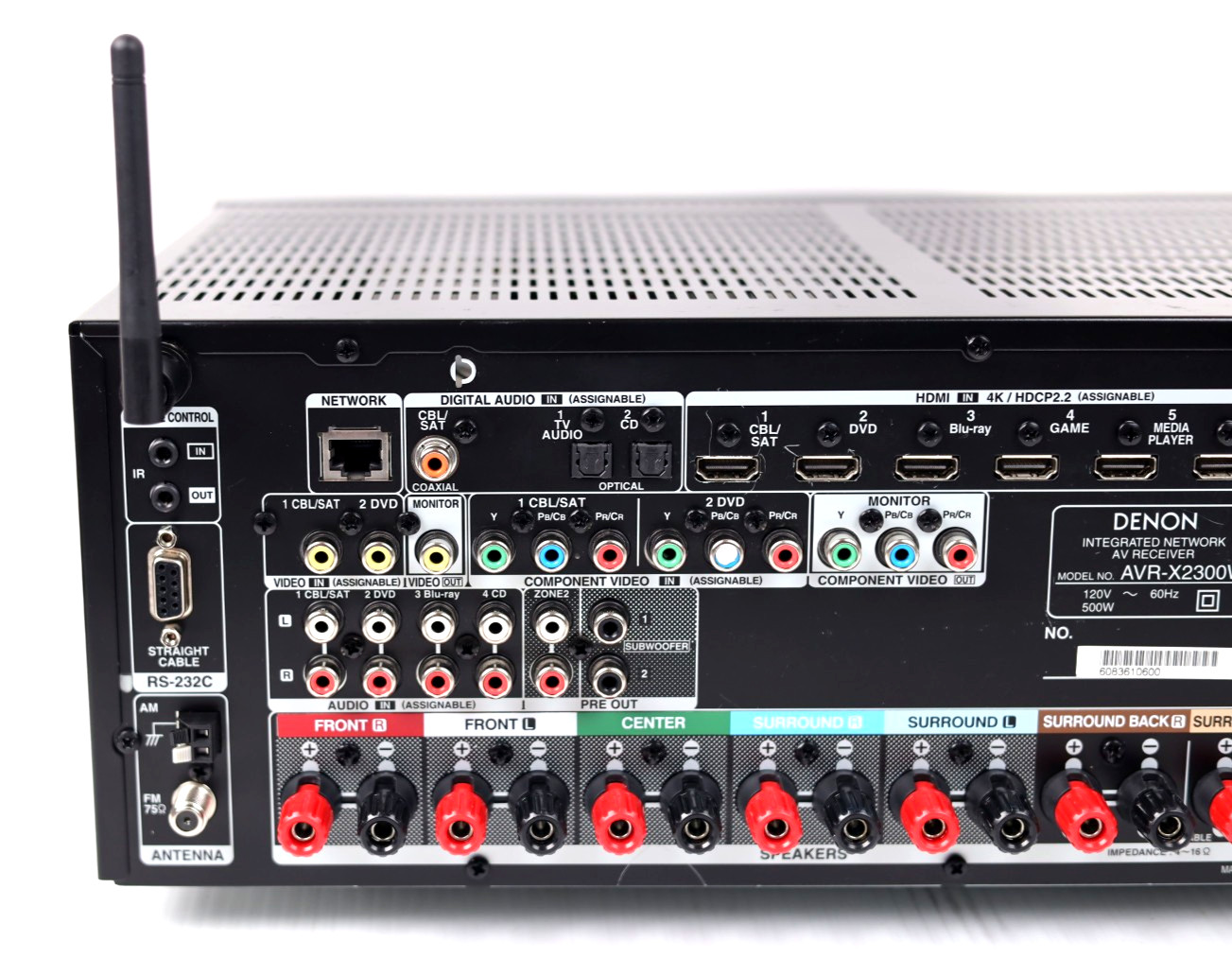 READ Denon AVR-X2300W 7.2 Channel Integrated Network AV Receiver u914