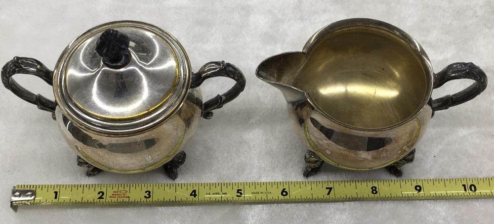 Sheridan Silver Plated Cream and Sugar Set