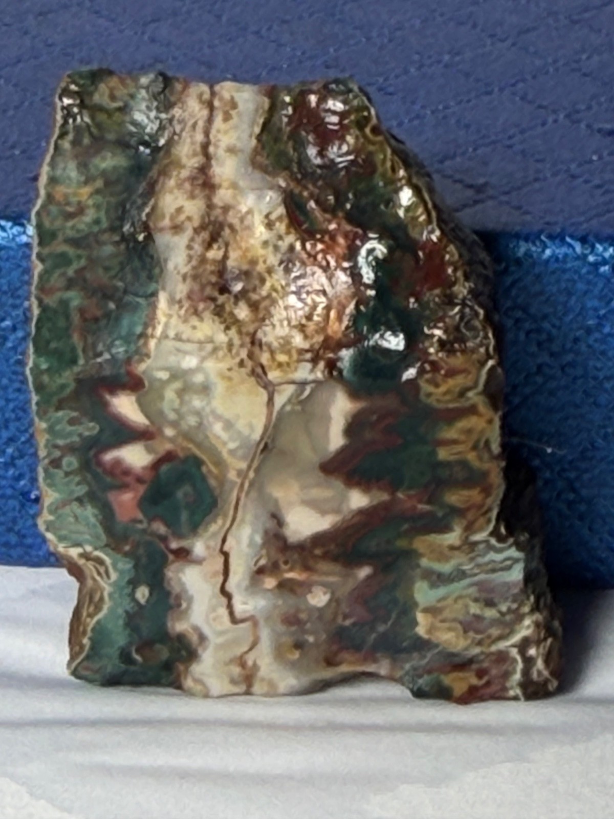 Idaho Sunset Jasper Agate Unpolished Rock Slab