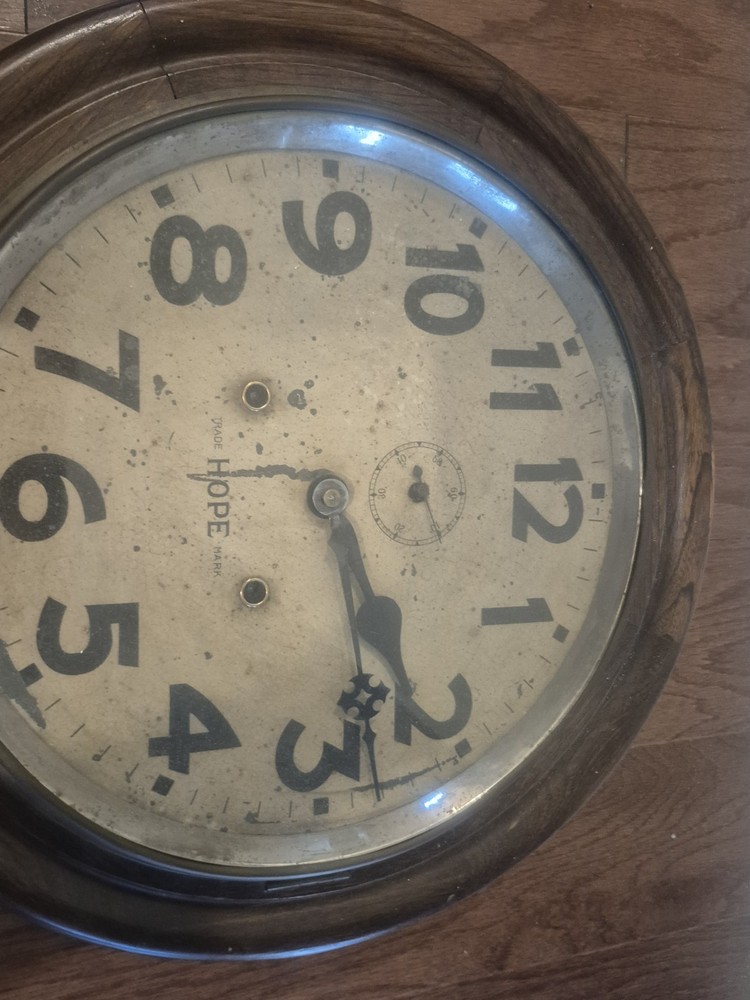 Oak Gallery Clock-Time & Strike- HOPE, American