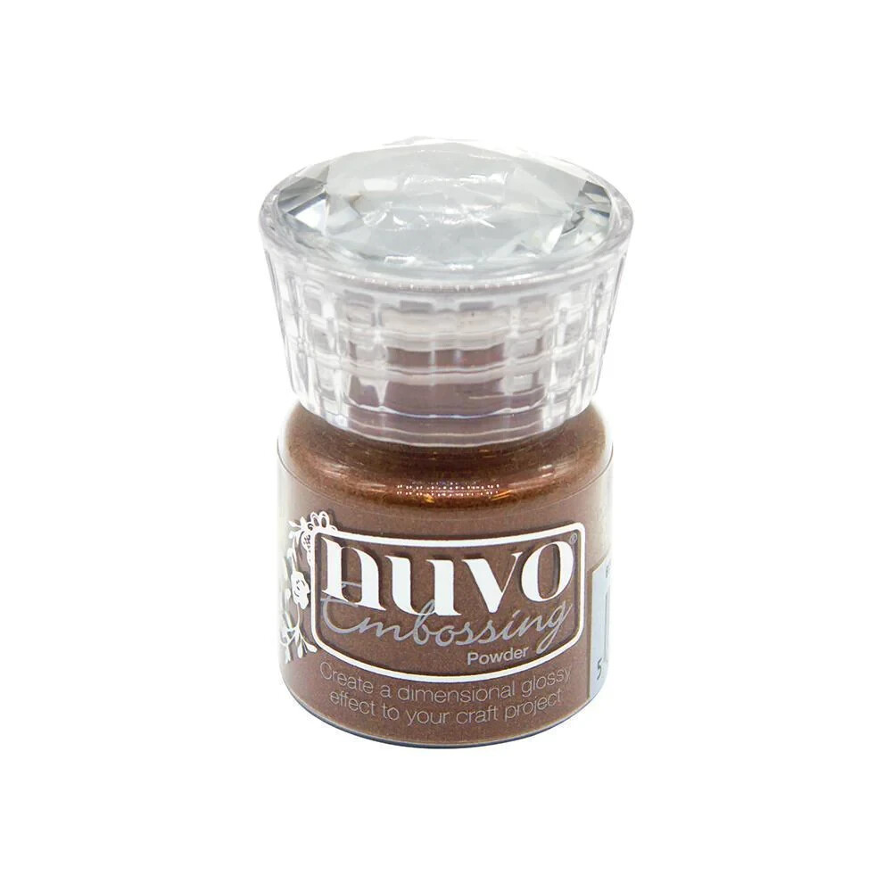 Tonic Studios Nuvo Embossing Powder- Copper Blush, 0.7oz
