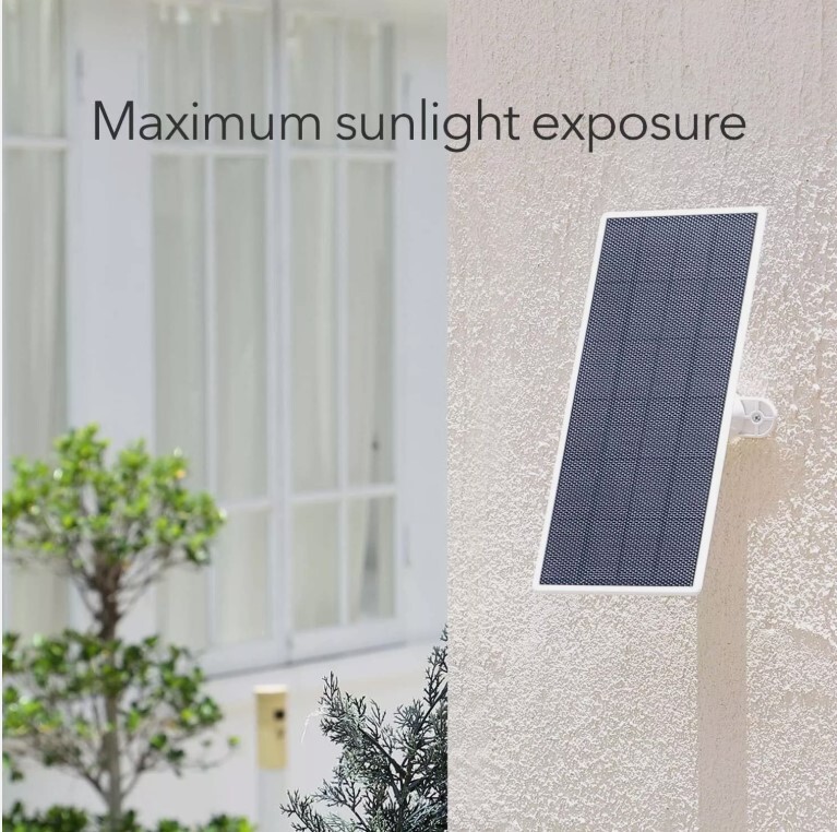 Wasserstein Solar Panel for Google Nest Cam