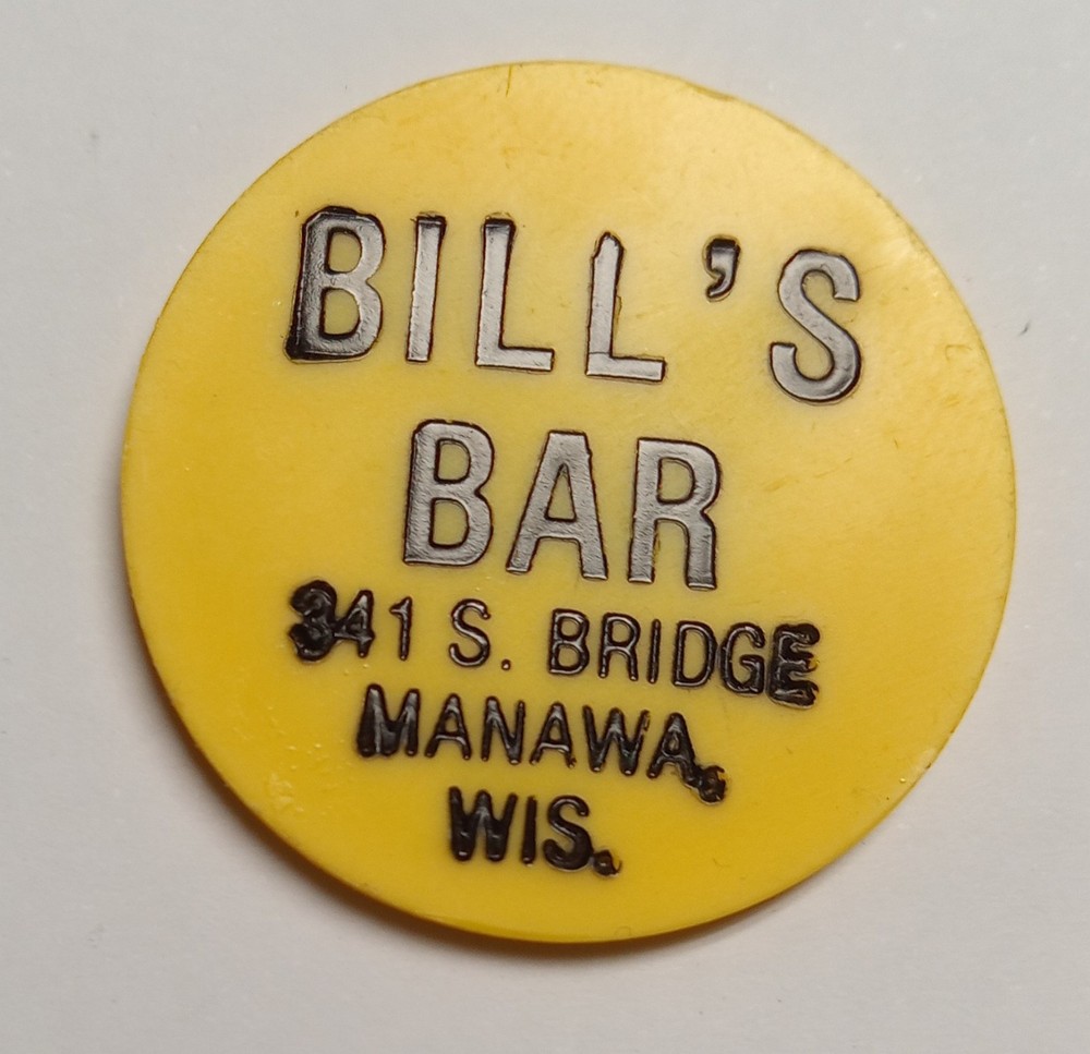 Plastic Trade Token Manawa Wisconsin