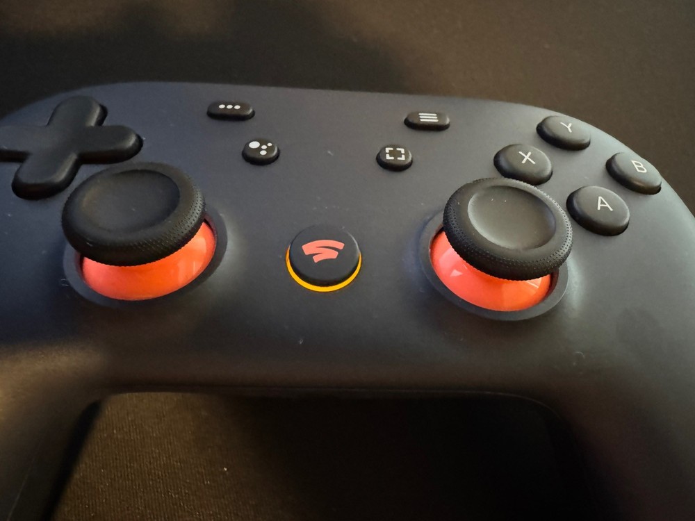 Google Stadia Founders Limited Edition Blue Controller - works - Bluetooth