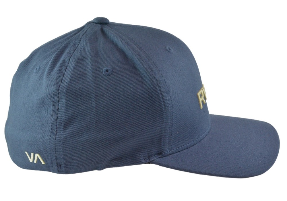 RVCA Solid Flex Blue Cap Stretch Fit L/XL Hat