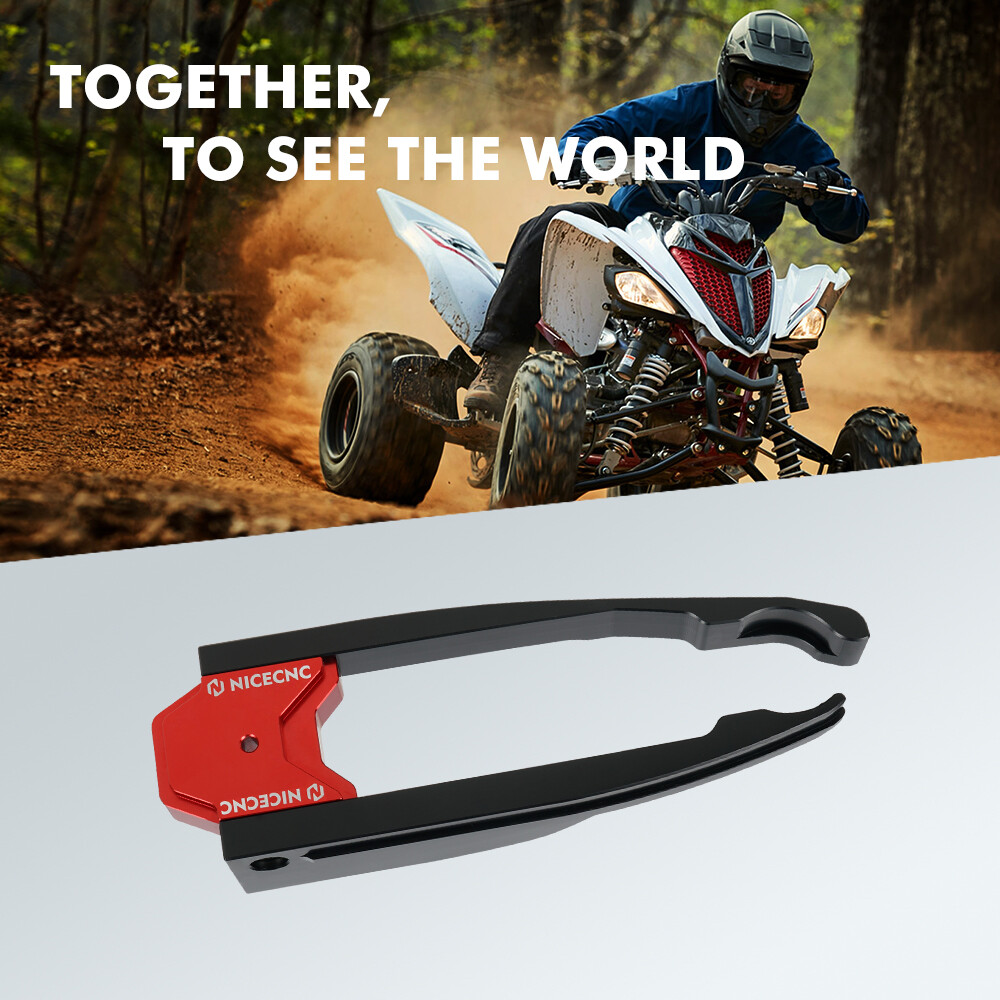 For Yamaha Raptor 700 700R NICECNC Swingarm Seal Guard Chain Slider Guide Slide