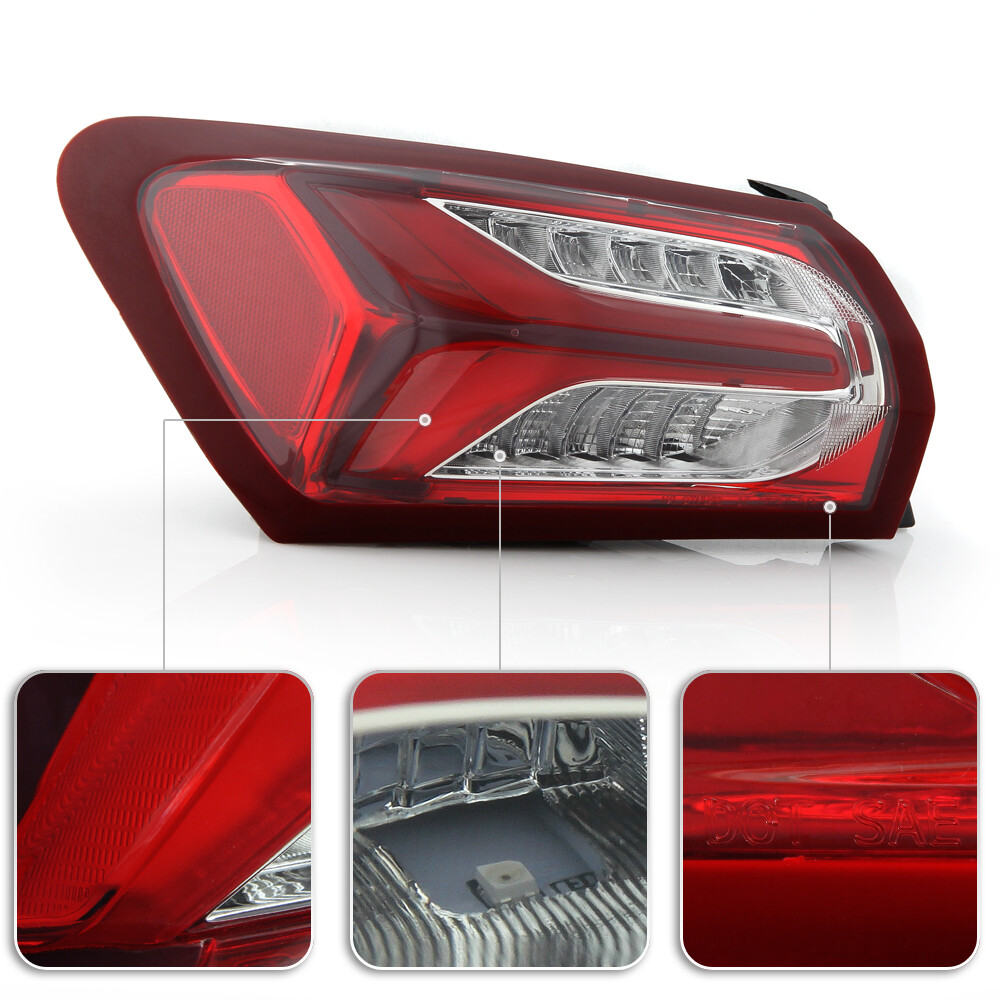 2019-2022 Chevy Malibu LED Type Tail Light Lamp Outer Replacement LH Driver Side