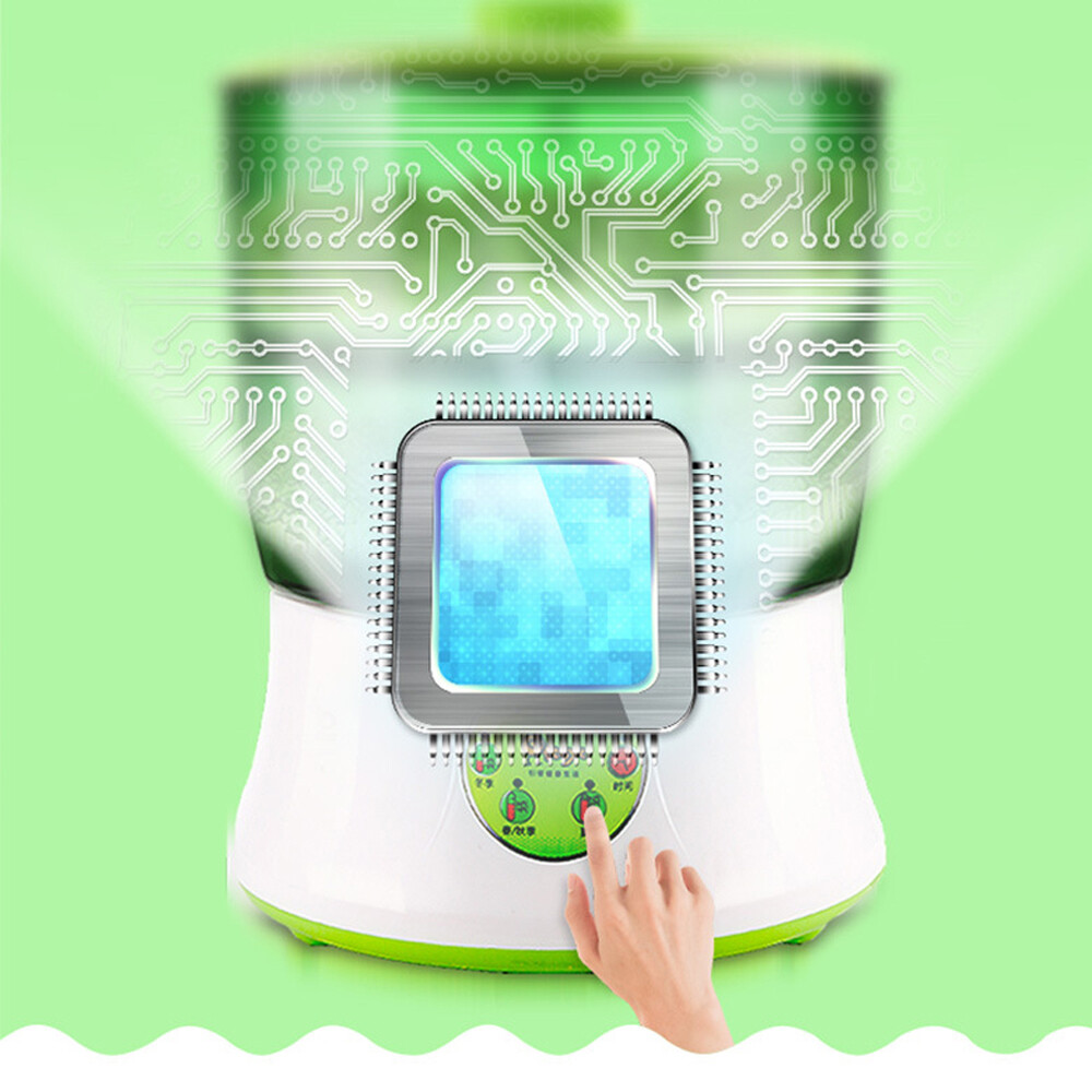 2-Layer Automatic Bean Sprout Maker Household Bean Sprouts Machine 360 Sprinkler