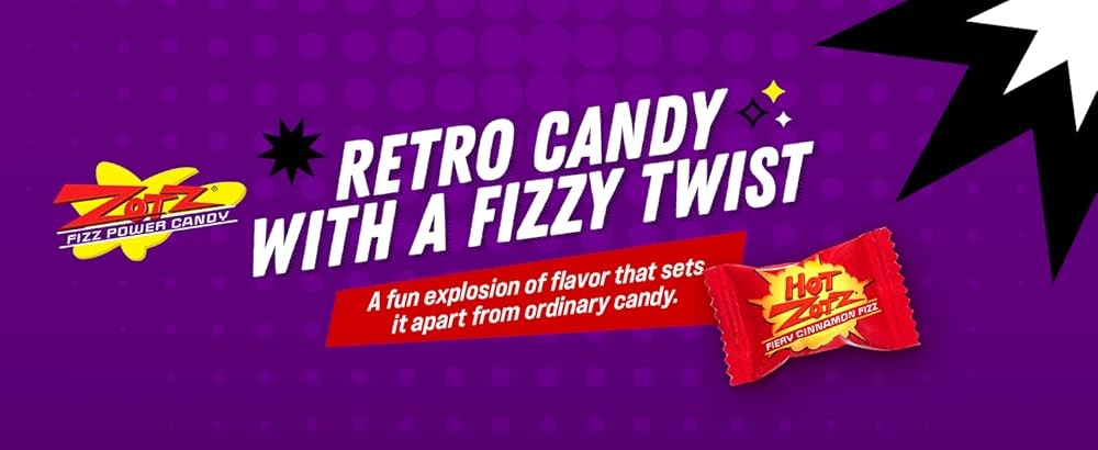 Fizzy Bulk Candy - Hard Candy Indivily Wrapped- Assorted 7 Fruit