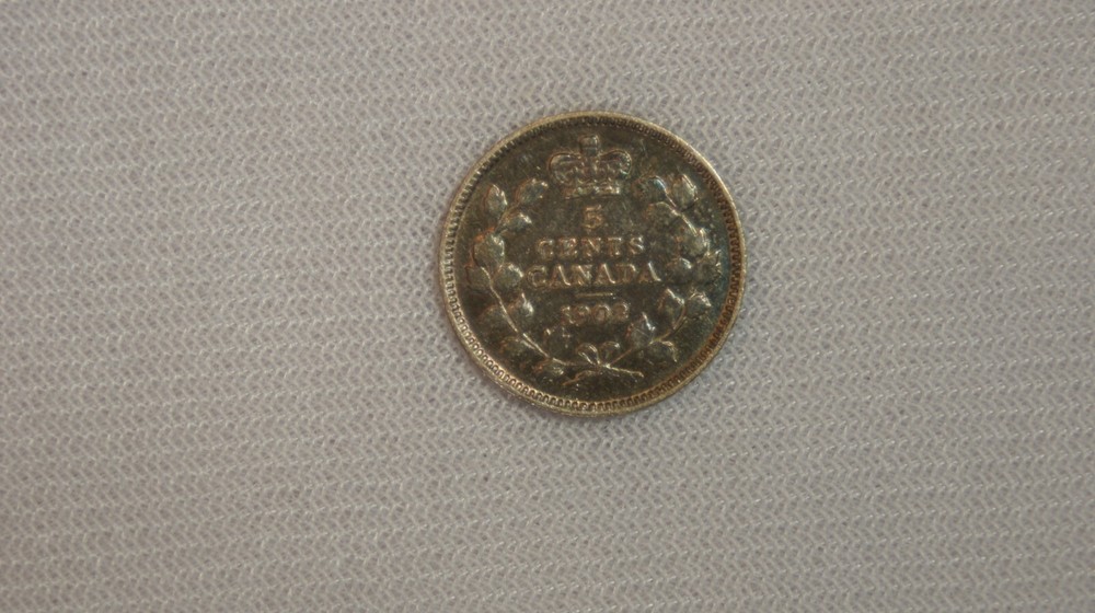 1902 Canada 5 Cent Coin-  5C