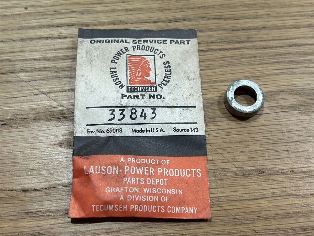 Tecumseh New Old Stock # 33843 RETAINER