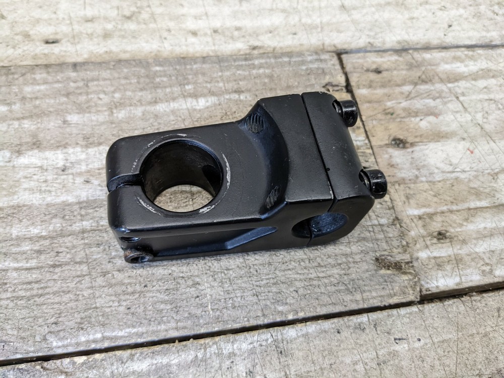 Y2K Black 1 1/8 Threadless Mid School BMX Stem