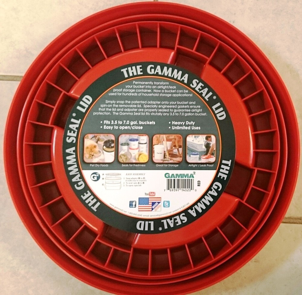 Gamma Seal Lid Red