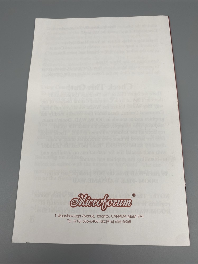 Microforum's Deathday Collection MANUAL ONLY