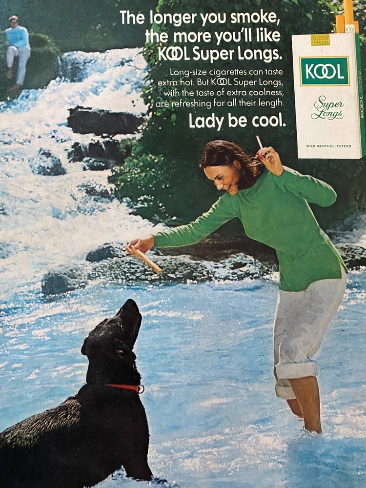 Kool Cigarettes, Full Page Vintage Print Ad