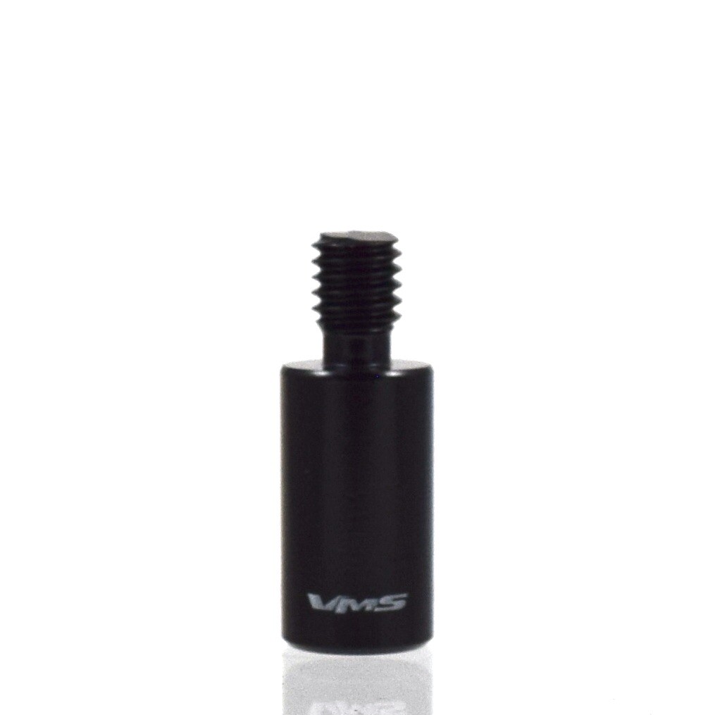 Black Antenna Stubby Adapter 7mm Female To 6mm Male For Gmc Chevy Chevrolet GM