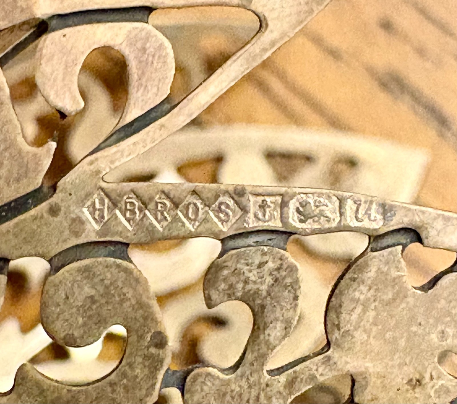 Vintage English Sterling Tussie Mussie By Harman Bros. 1962 with Bakelite Handle