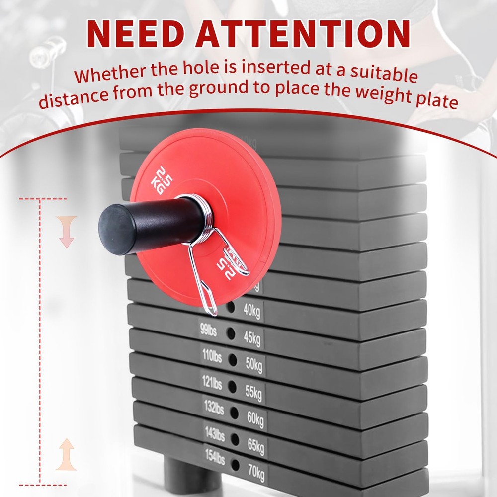 Weight Stack Pin and Spring Collar Weight Stack Extender Pin Commercial and H...