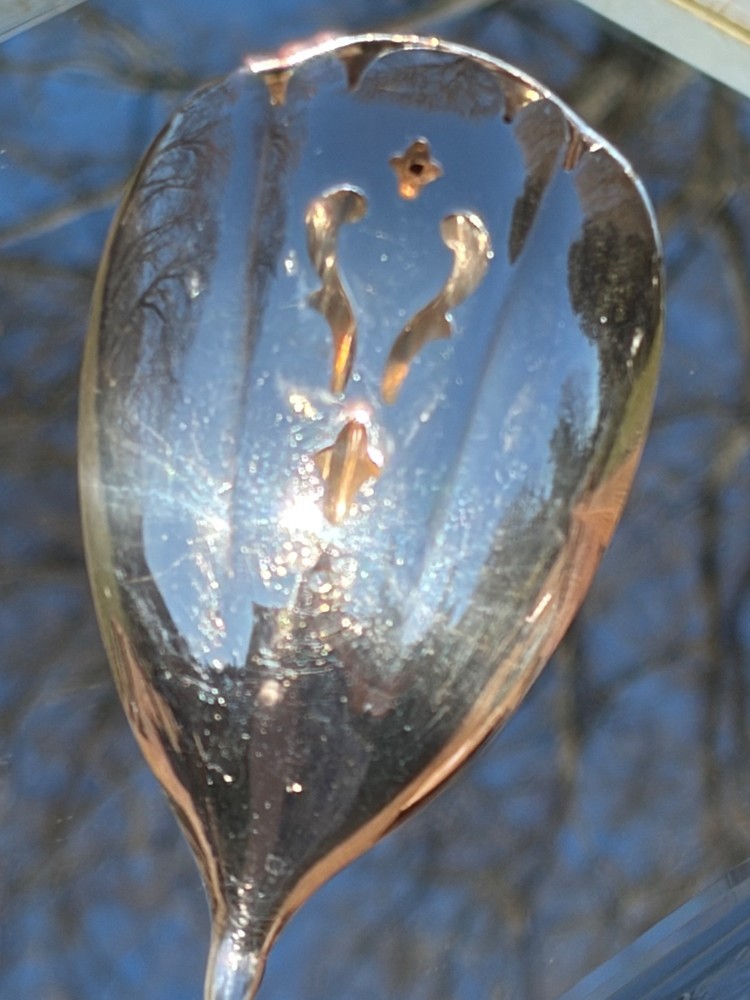 Vintage Gorham Heritage Silver Plated Salad Serving Tongs
