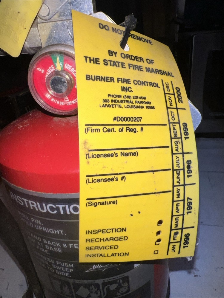 SENTRY MODEL SY-0517 FIRE EXTINGUISHER NEW