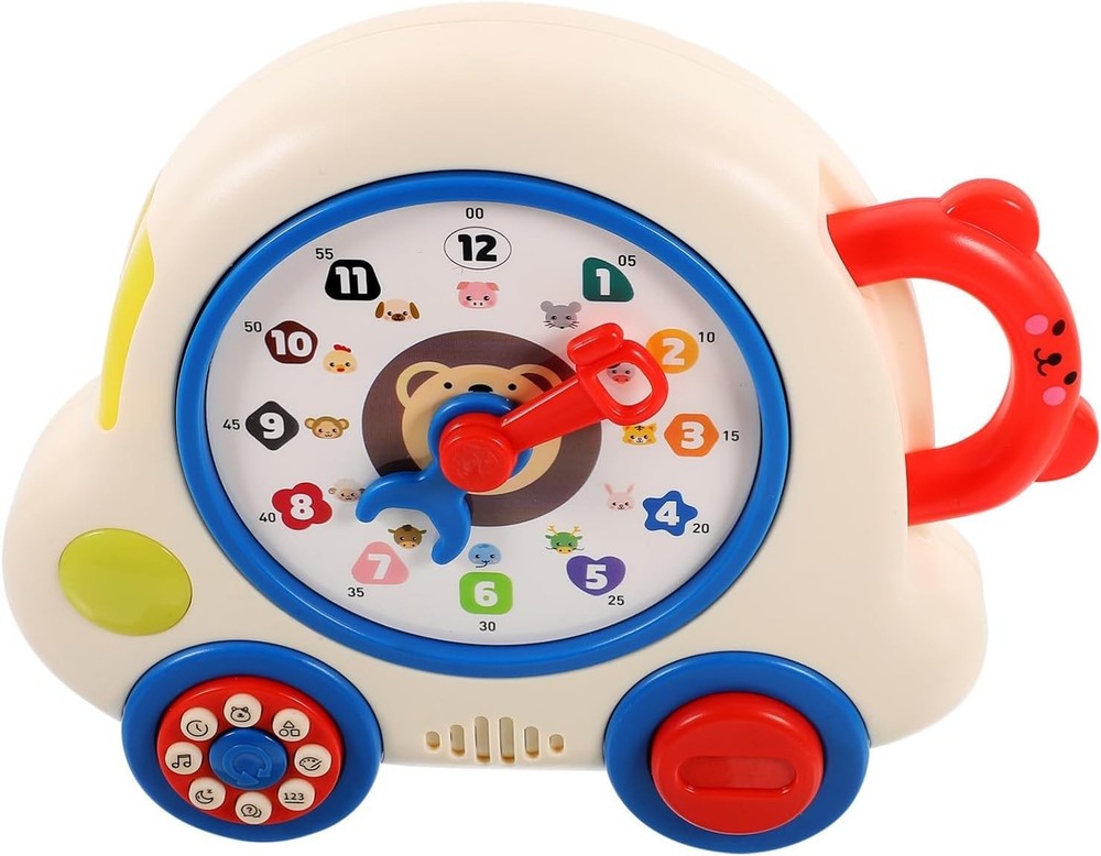 🚨 NEW - Learning Machine Clock Interactive Educational Multiple Cognition Toy