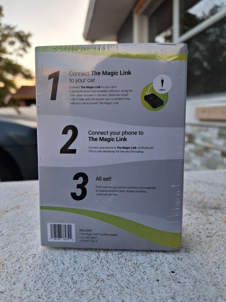 The Magic Link Box Android Auto Version Original Wireless Android Auto Adapter