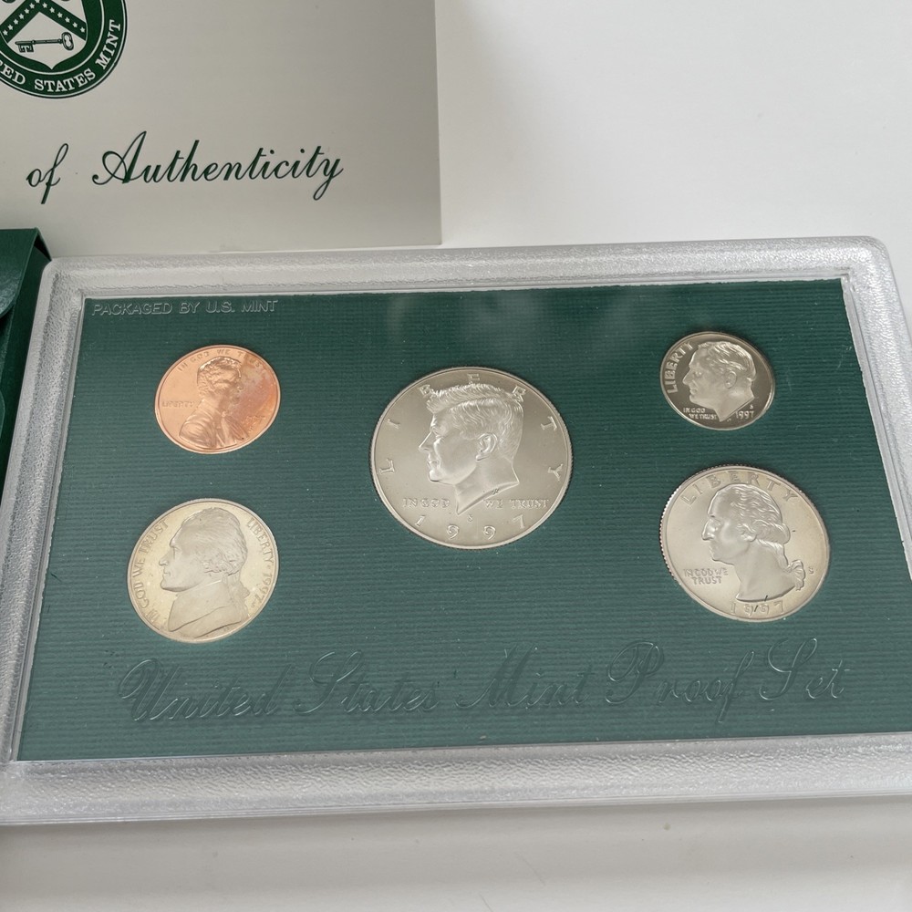 1997 U.S. Mint Proof Set OGP with COA