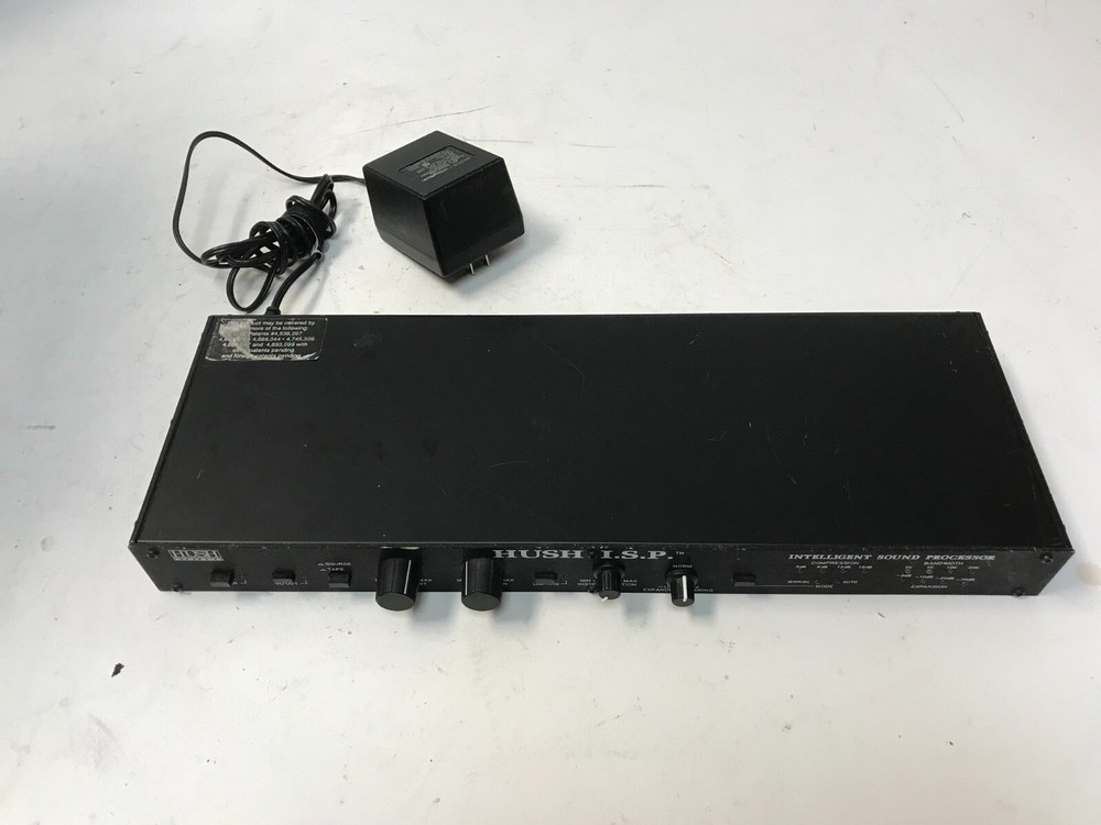 HUSH I.S.P. ISP INTELLIGENT SOUND PROCESSOR Compressor Enhancer Noise Reduction