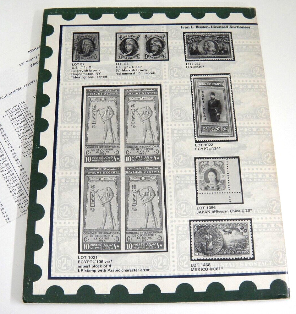 Wolffers Stamp Auction Catalog 1976 w Prices Realized 1847 Issues 1930 Zeppelin
