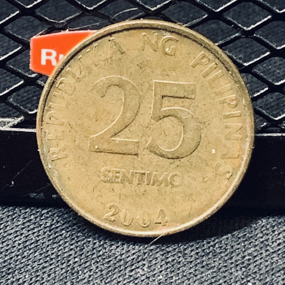 2004 Philippines 25 Sentimo Coin