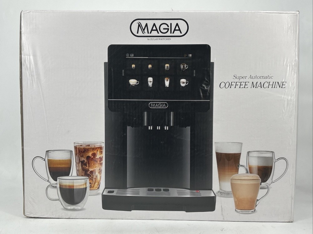 Magia Super Automatic Espresso Machine - Black Elegant