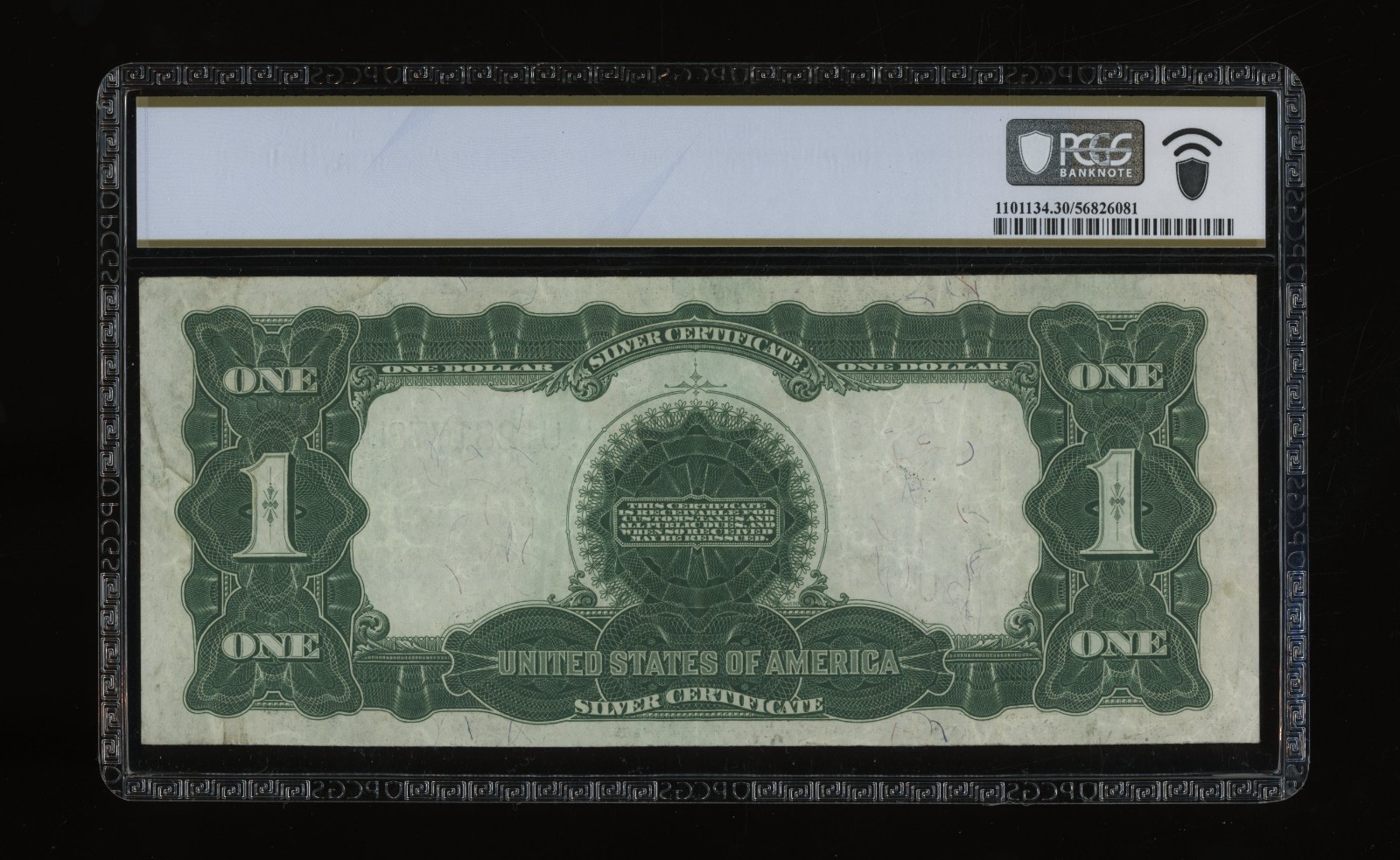 DBR 1899 $1 Silver Cert Black Eagle Fr. 233 PCGS-B 30 Serial U1281778U