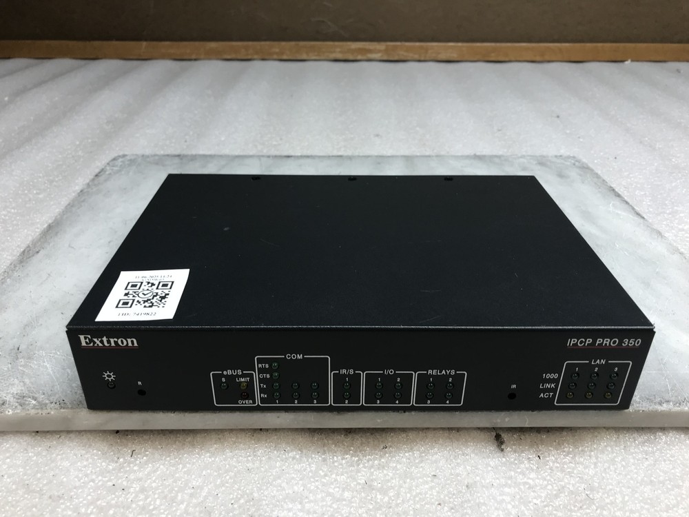 Extron IPCP PRO 350 IP Link Pro Control Processor - No Power Adaptor