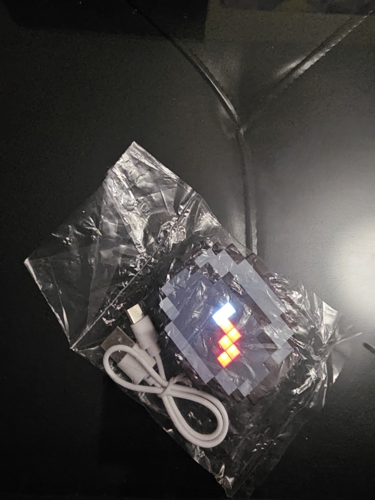 Minecraft Rechargeable Digital Compass With Charging Cable