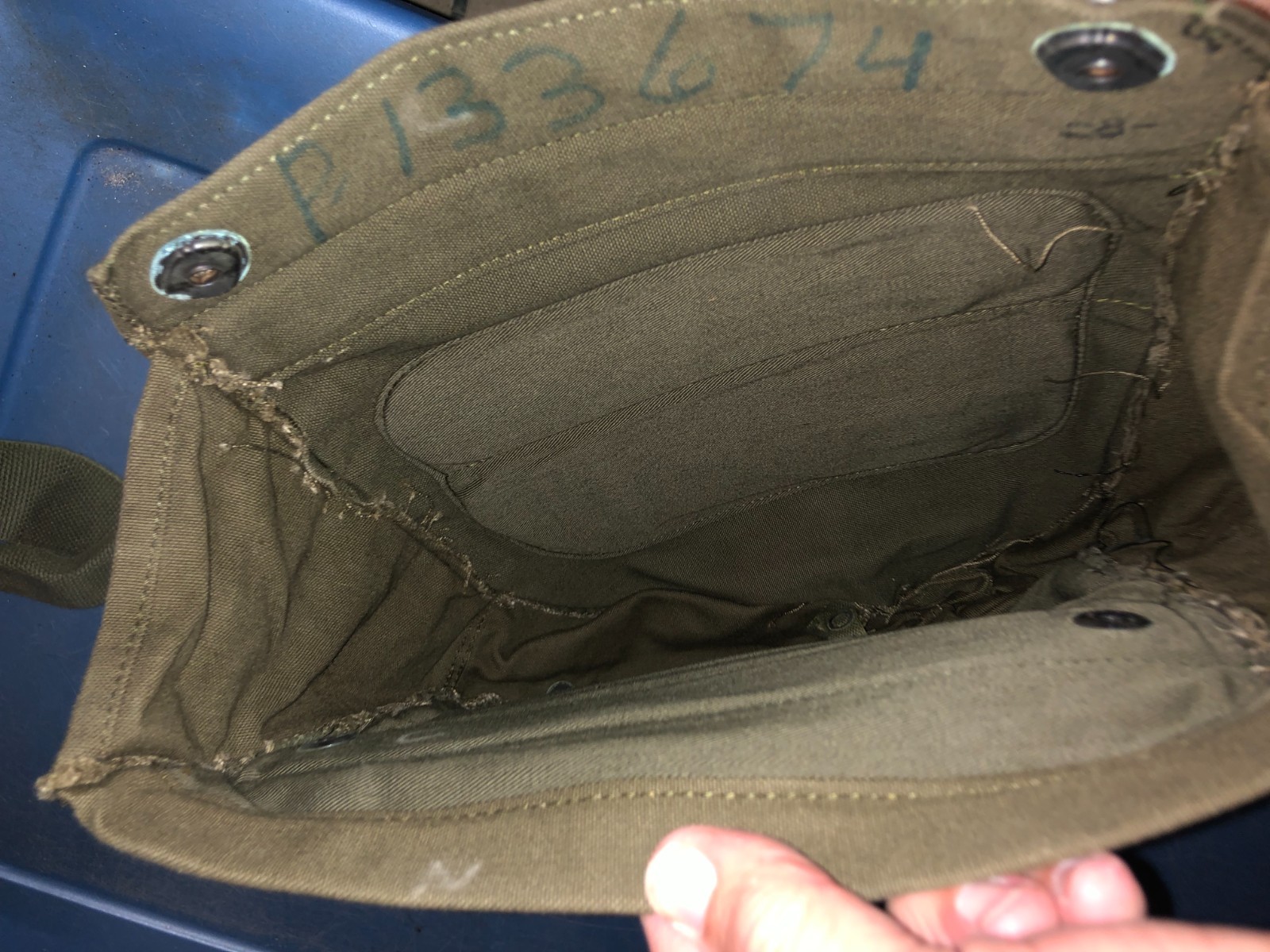 Vietnam War US Army M17A1 GAS MASK Bag