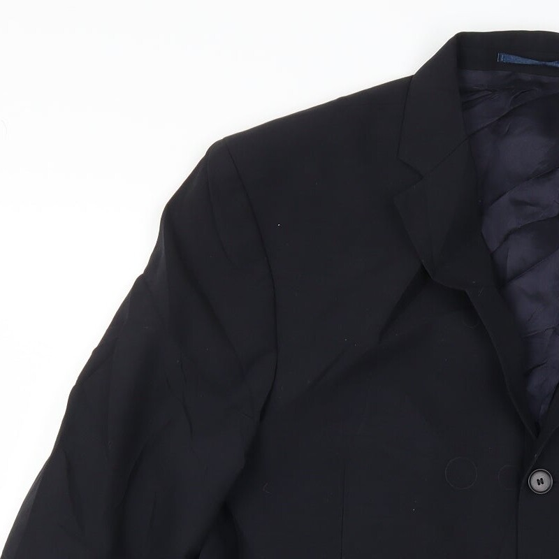 NEXT Mens Blue Wool Blend Suit Jacket Size 42