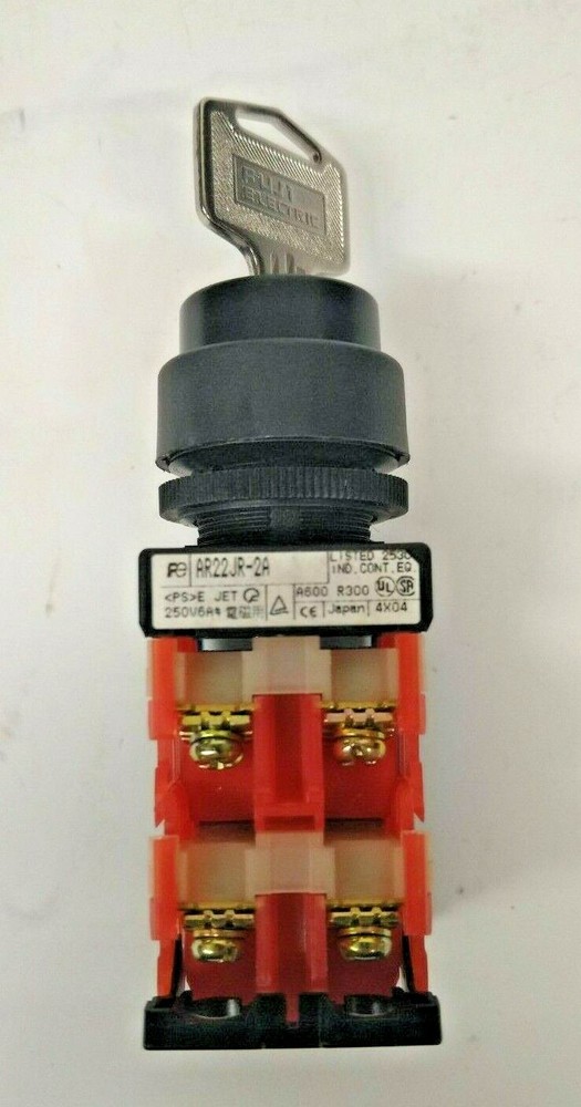 Fuji Electric second gear Key selector switch button AR22JR-2A