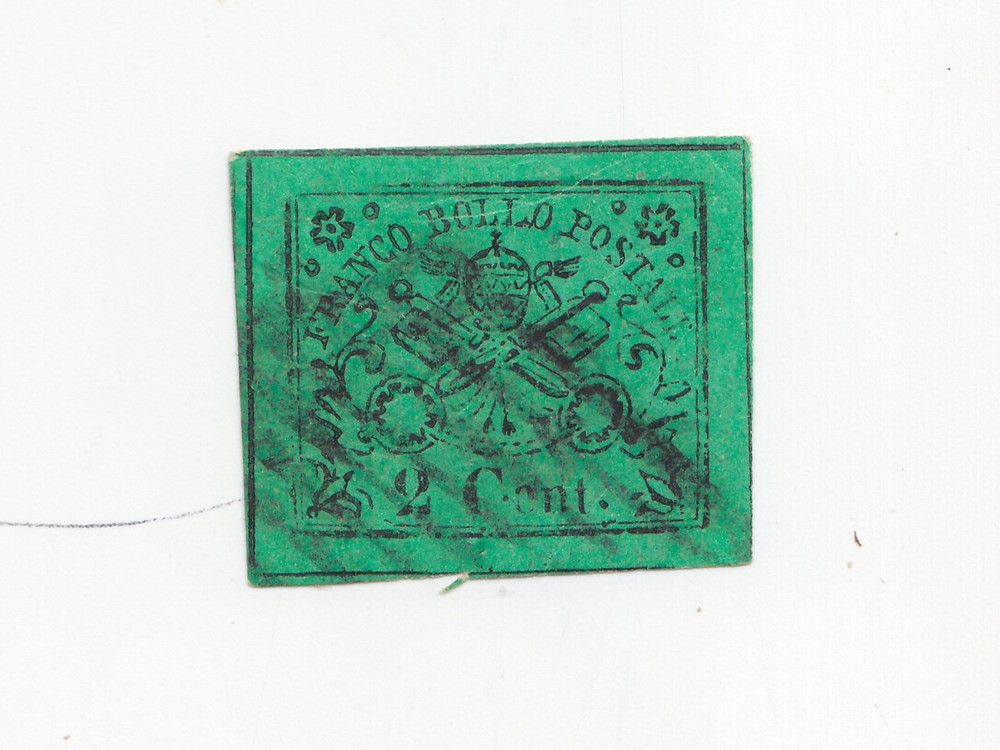 U31-PONTIFICAL STATE-5 CENT (SASSONE 13) USED