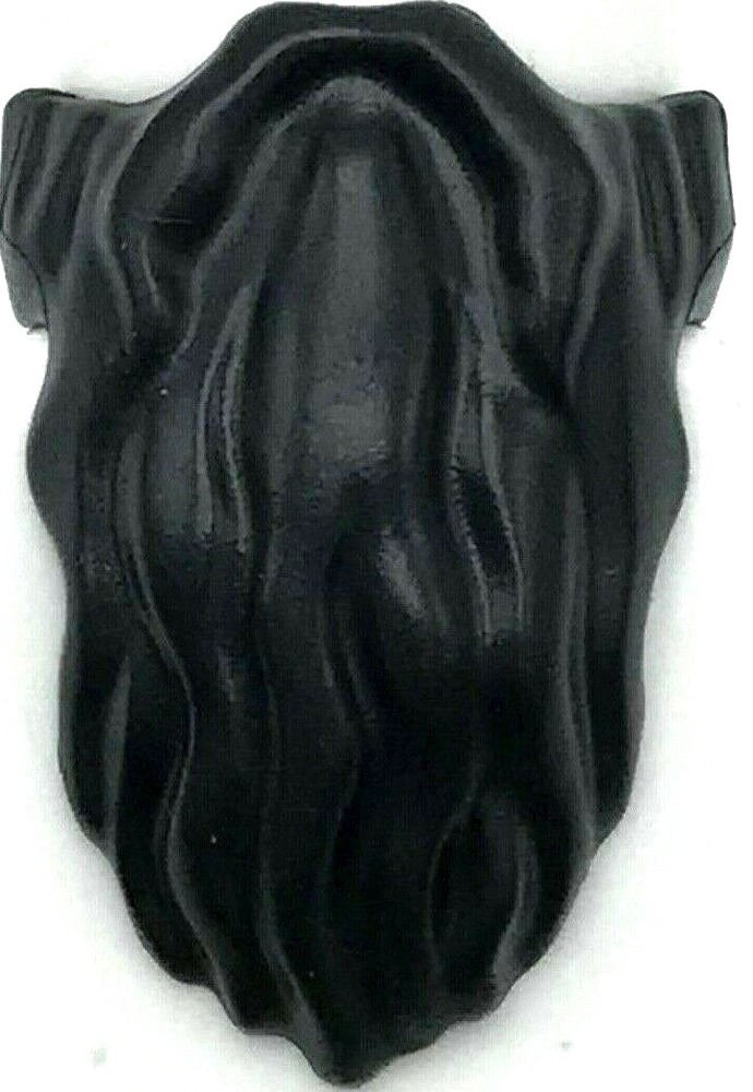 Lego New Black Minifigure Beard Rounded End Wizard Castle Piece
