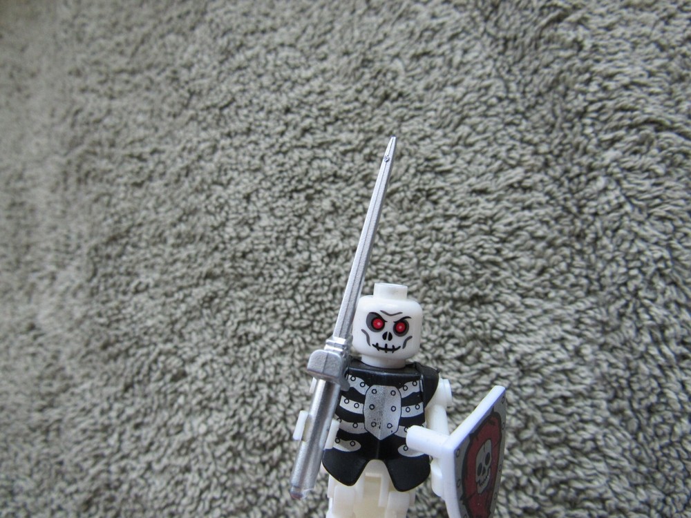 CUSTOM Painted MINI SKELETON on HORSEBACK Figures with Accessories Lot #A
