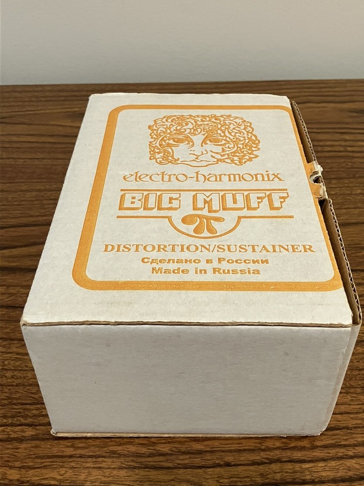 2006 Electro Harmonix Sovtek Big Muff Fuzz Effects Pedal W/ Original Box